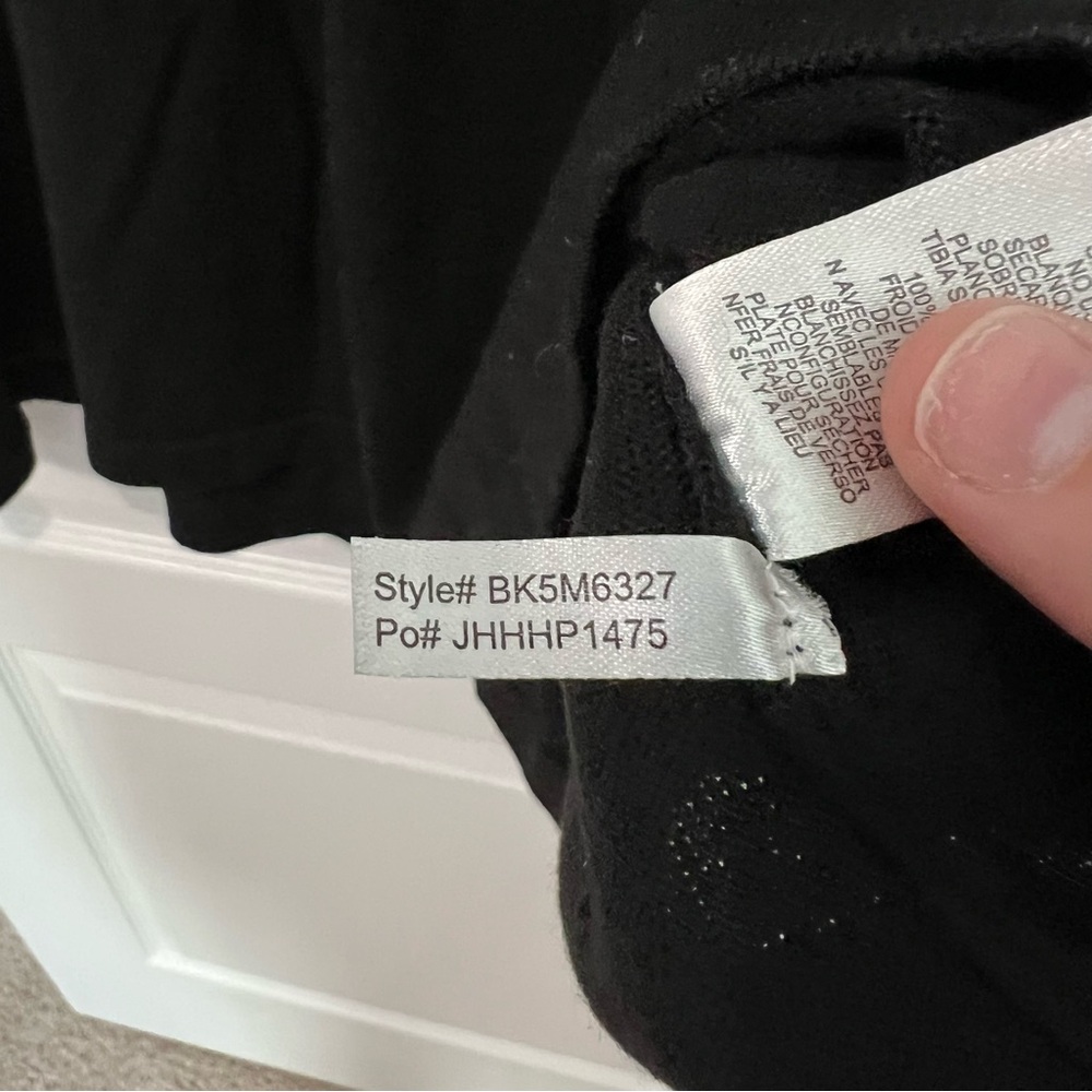 Vintage Jessica Howard Black Long Sleeve Knit Midi Dress with Bow Detail - Picture 6 of 7